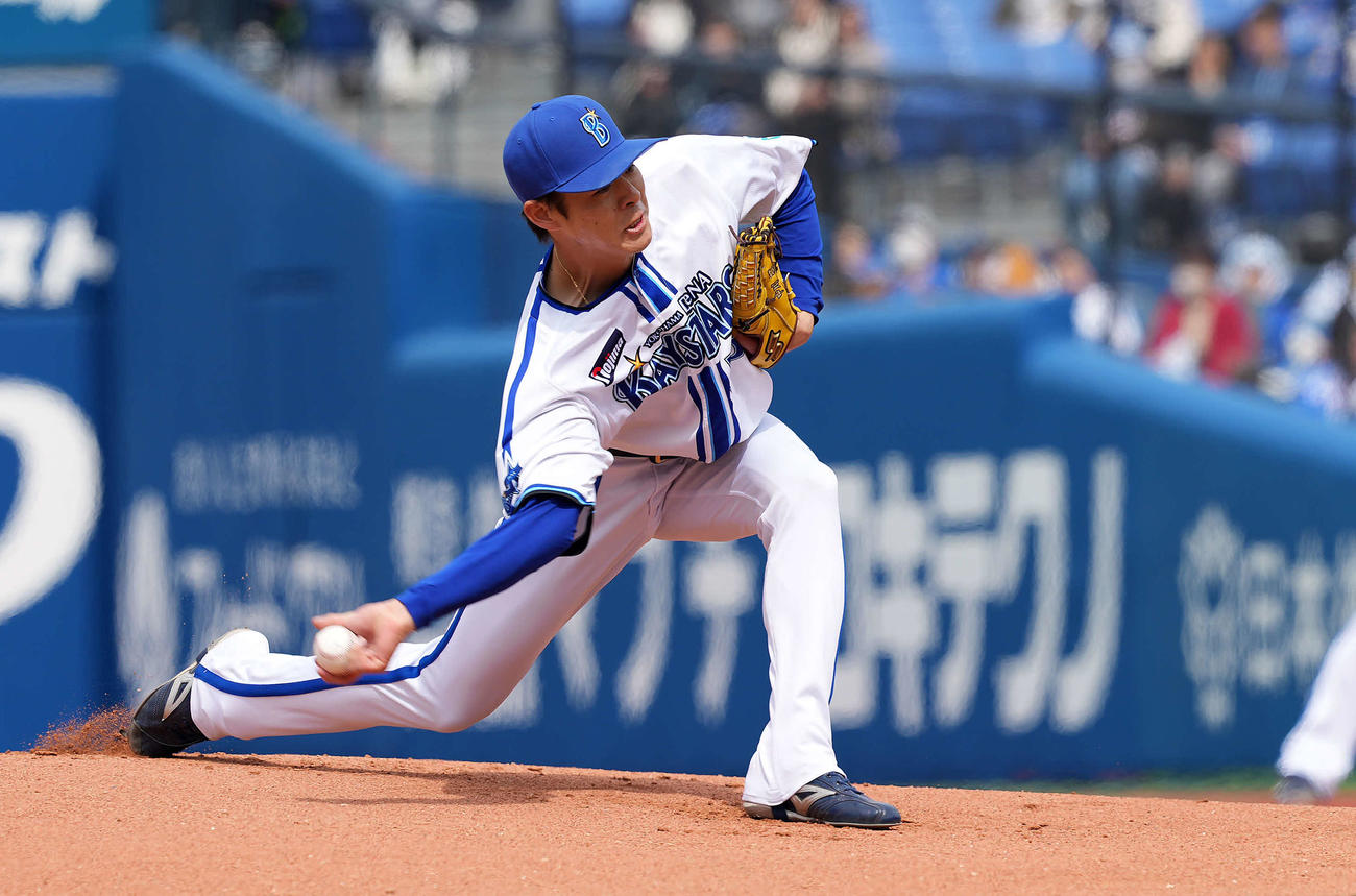 DeNA中川颯（2024年3月19日撮影）