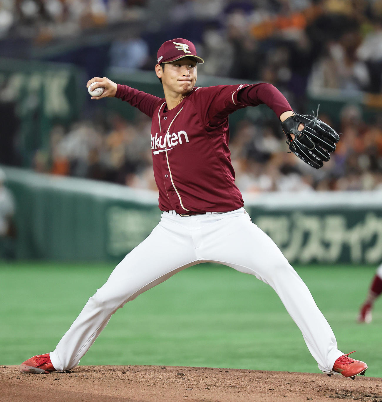 巨人対楽天　楽天先発の内（撮影・足立雅史）