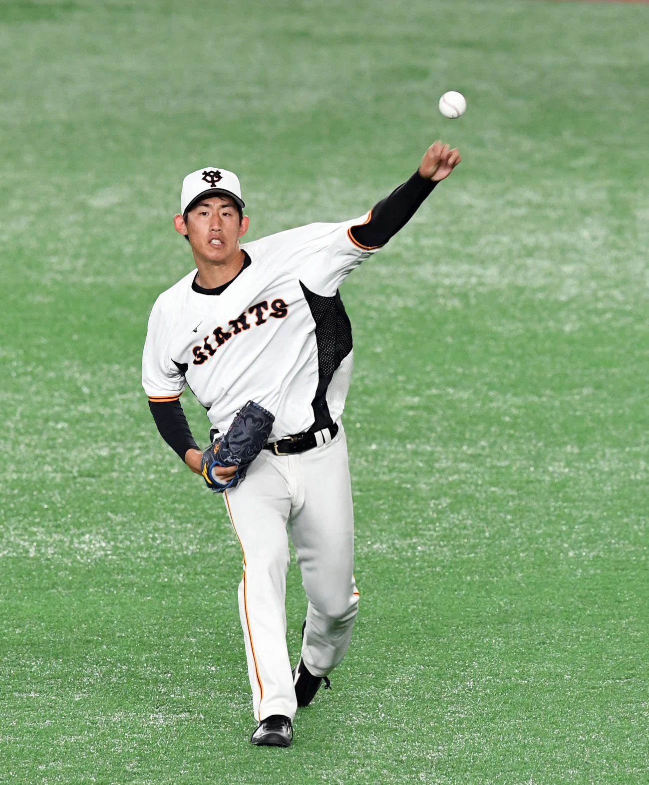 巨人石田隼都（2022年6月1日撮影）