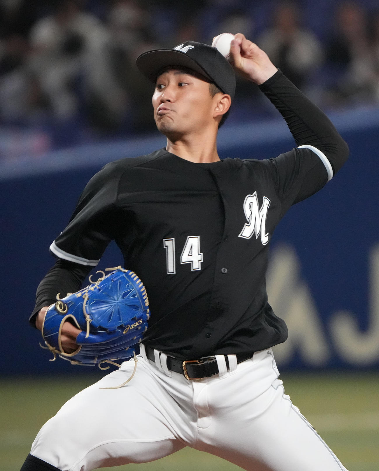 ロッテ小島和哉（2024年3月22日撮影）