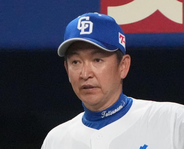 中日立浪和義監督（2024年3月撮影）