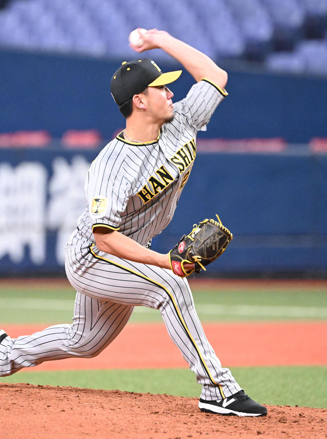 オリックス対阪神　5回に登板する阪神伊藤将（撮影・和賀正仁）