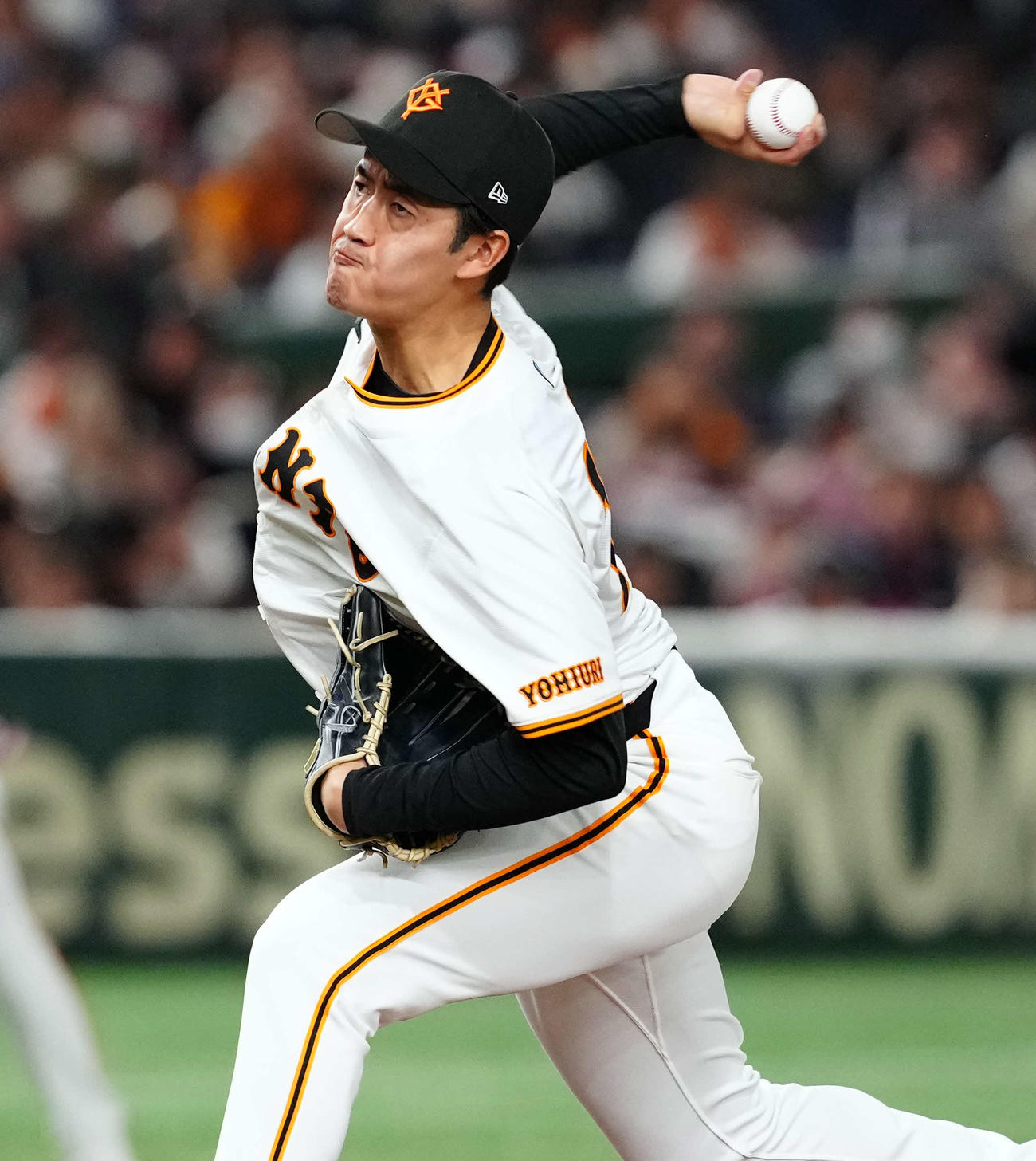 巨人西舘勇陽（2024年3月22日撮影）