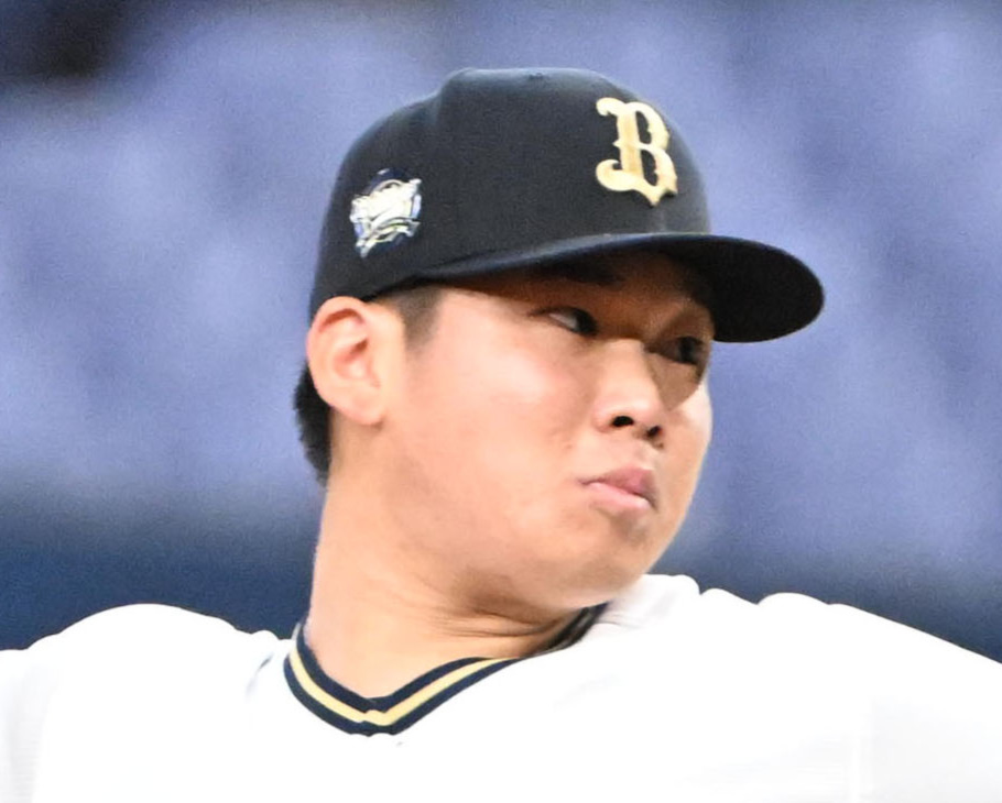 オリックス対阪神　先発するオリックス山下（撮影・和賀正仁）