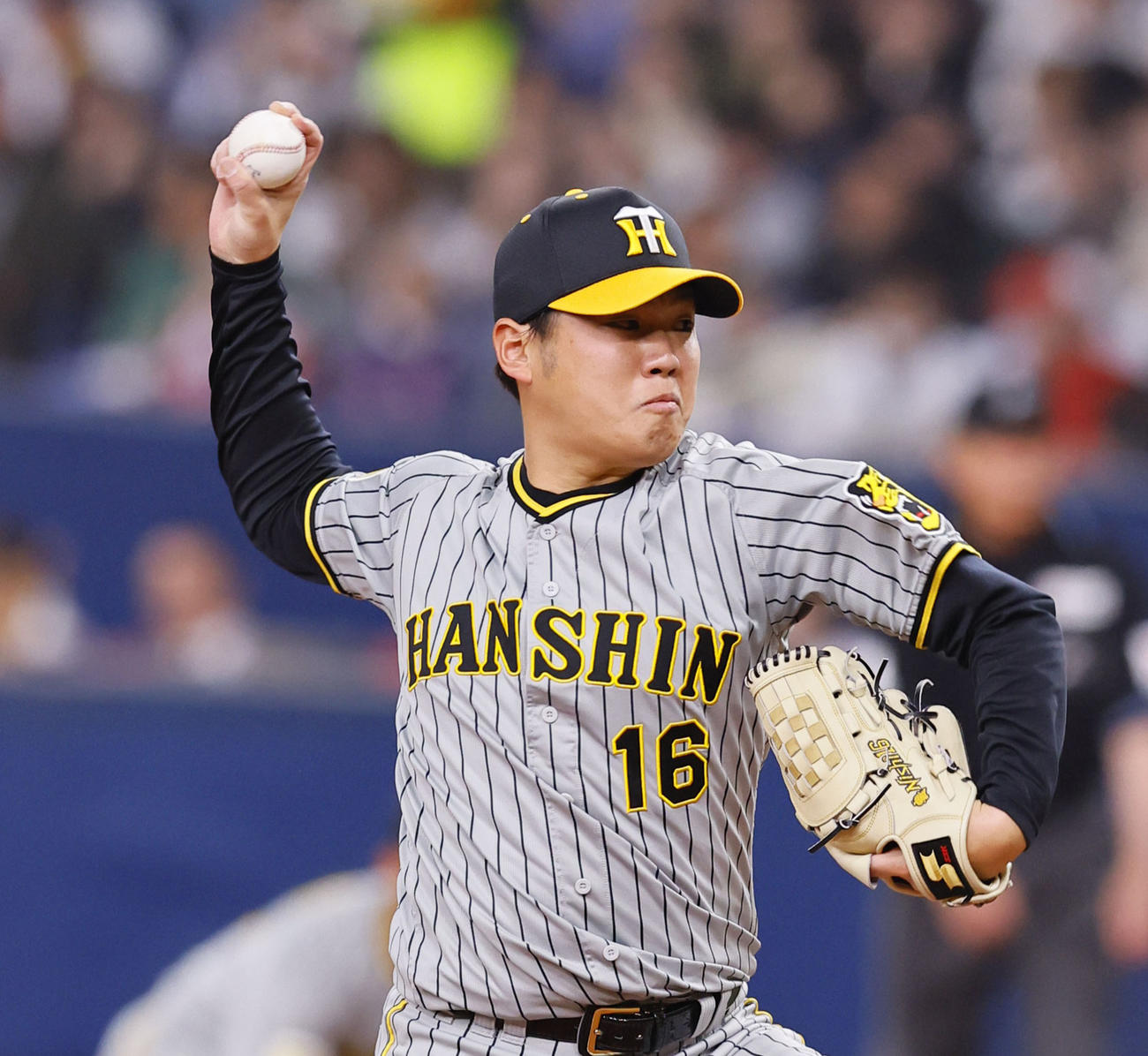 阪神西勇輝（2024年3月22日撮影）