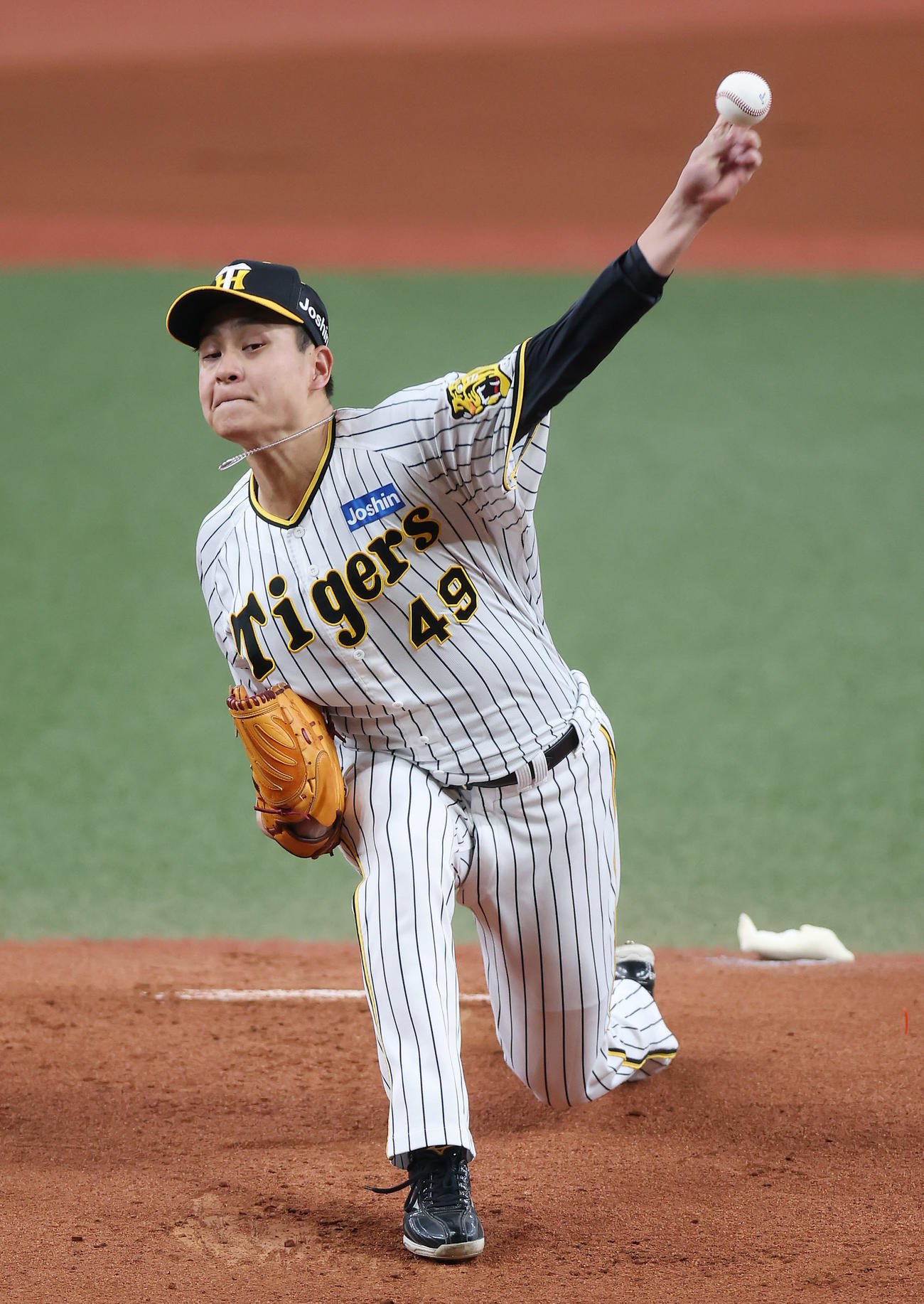 阪神大竹耕太郎（2024年3月23日撮影）