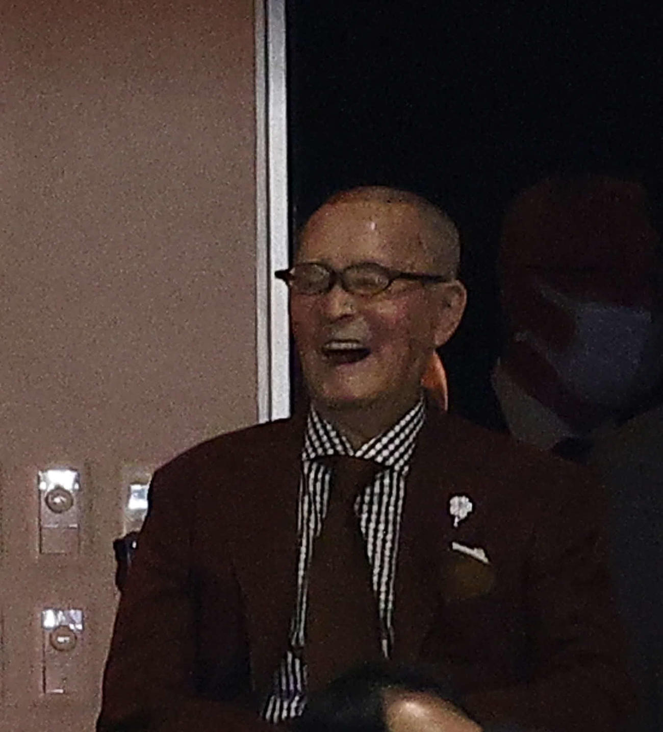 巨人対阪神　試合を観戦する長嶋終身名誉監督（撮影・河田真司）