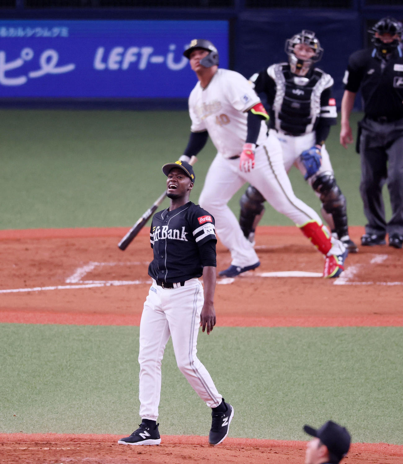 オリックス対ソフトバンク　5回裏オリックス1死一塁、モイネロはセデーニョに右越え2点本塁打を浴びる（撮影・加藤哉）
