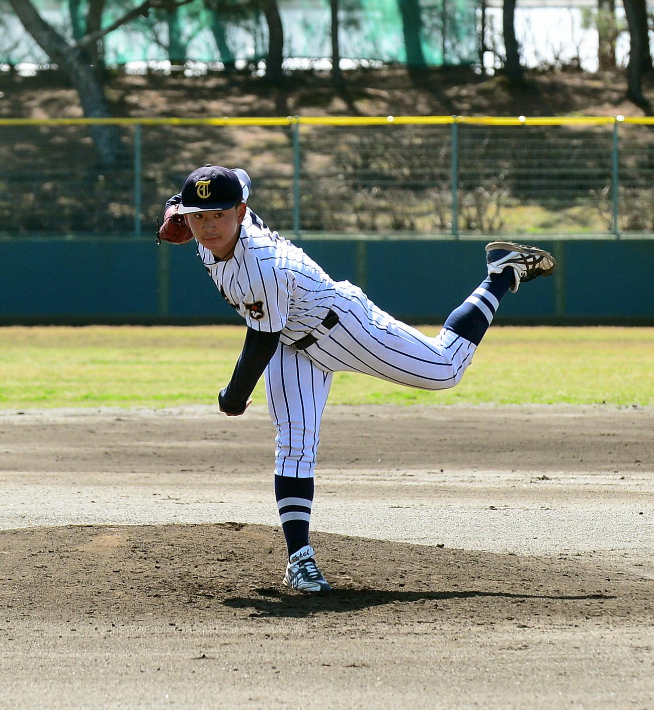 力投する東海大静岡・宮原
