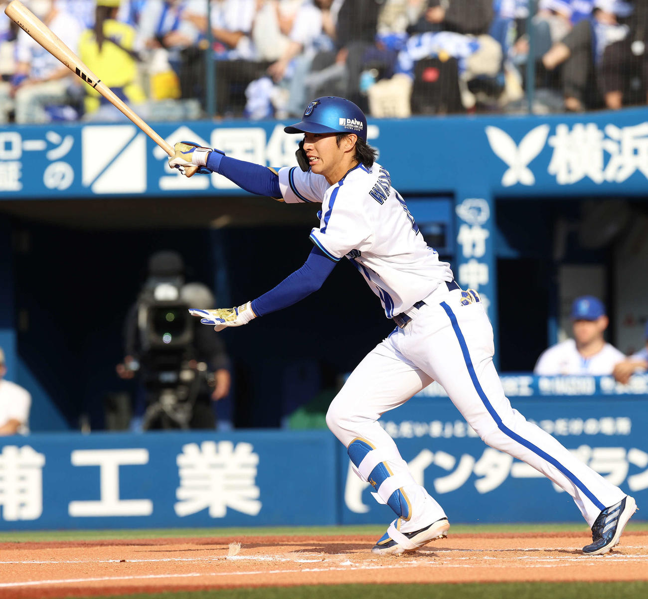 DeNA対広島　7回裏DeNA無死、遊ゴロに倒れる度会（撮影・河野匠）