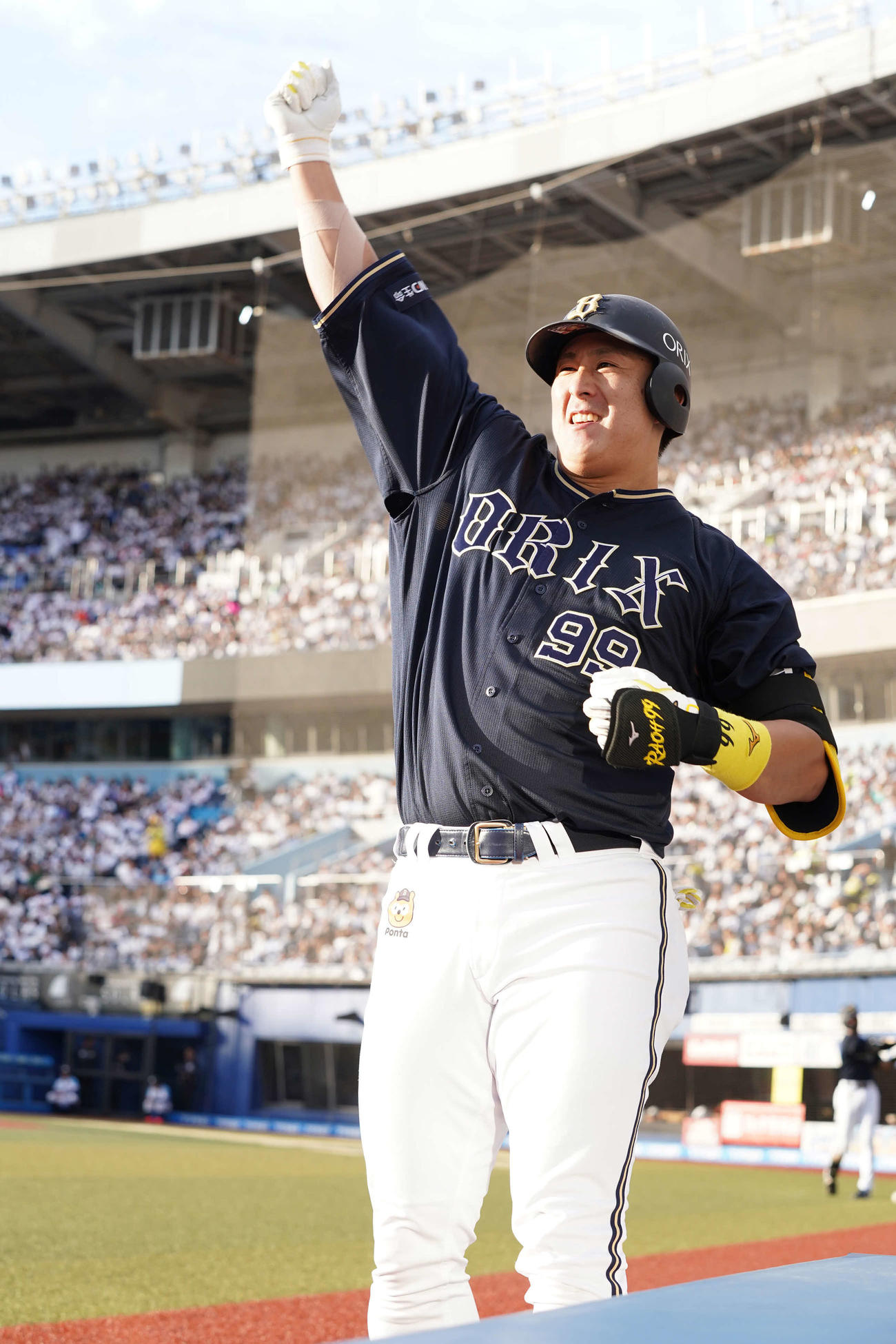 オリックス杉本裕太郎（2023年10月撮影）