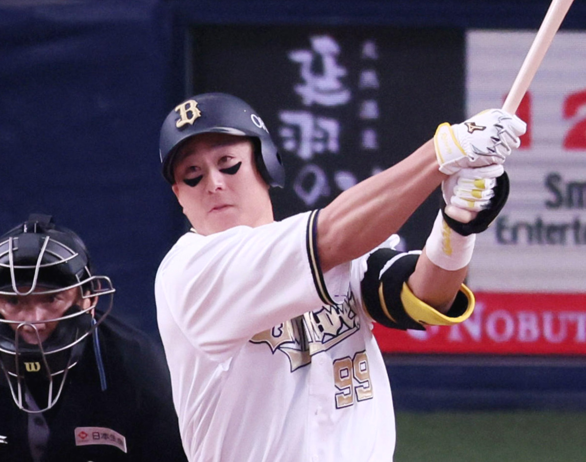 オリックス杉本裕太郎（2024年3月撮影）