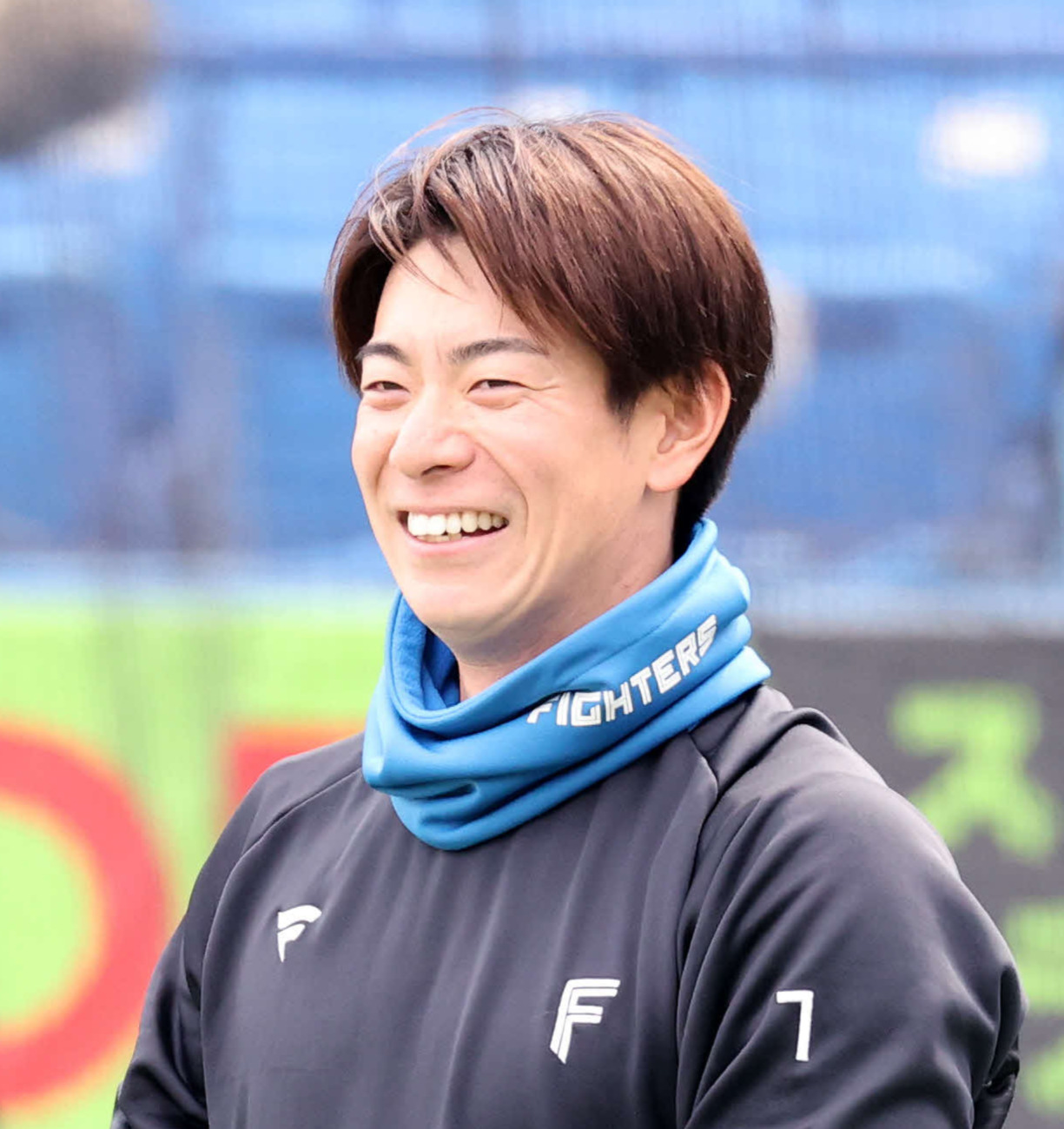 日本ハム松本剛（2024年3月撮影）