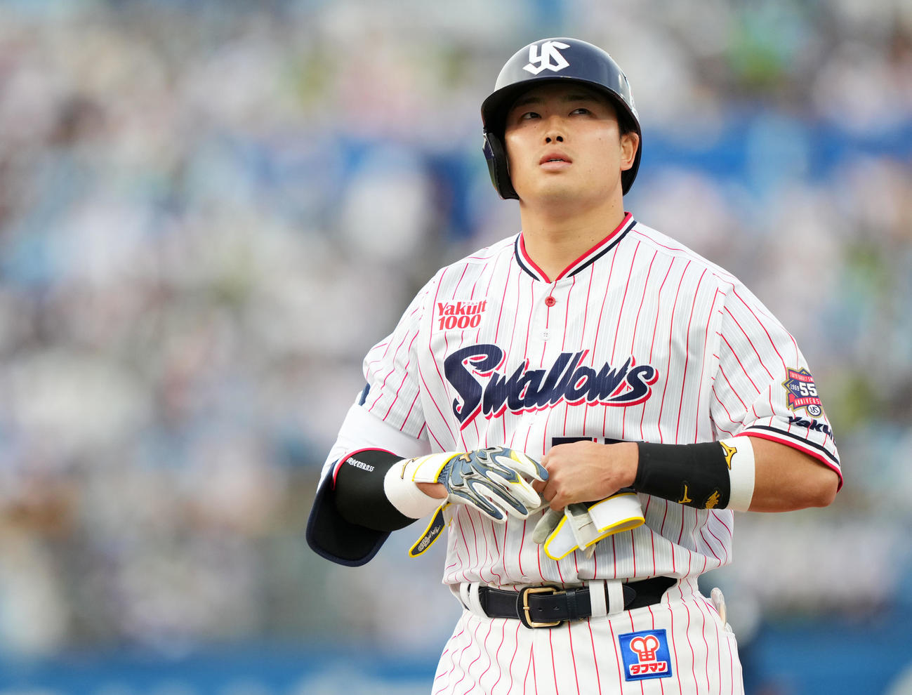 ヤクルト村上（24年3月30日撮影）