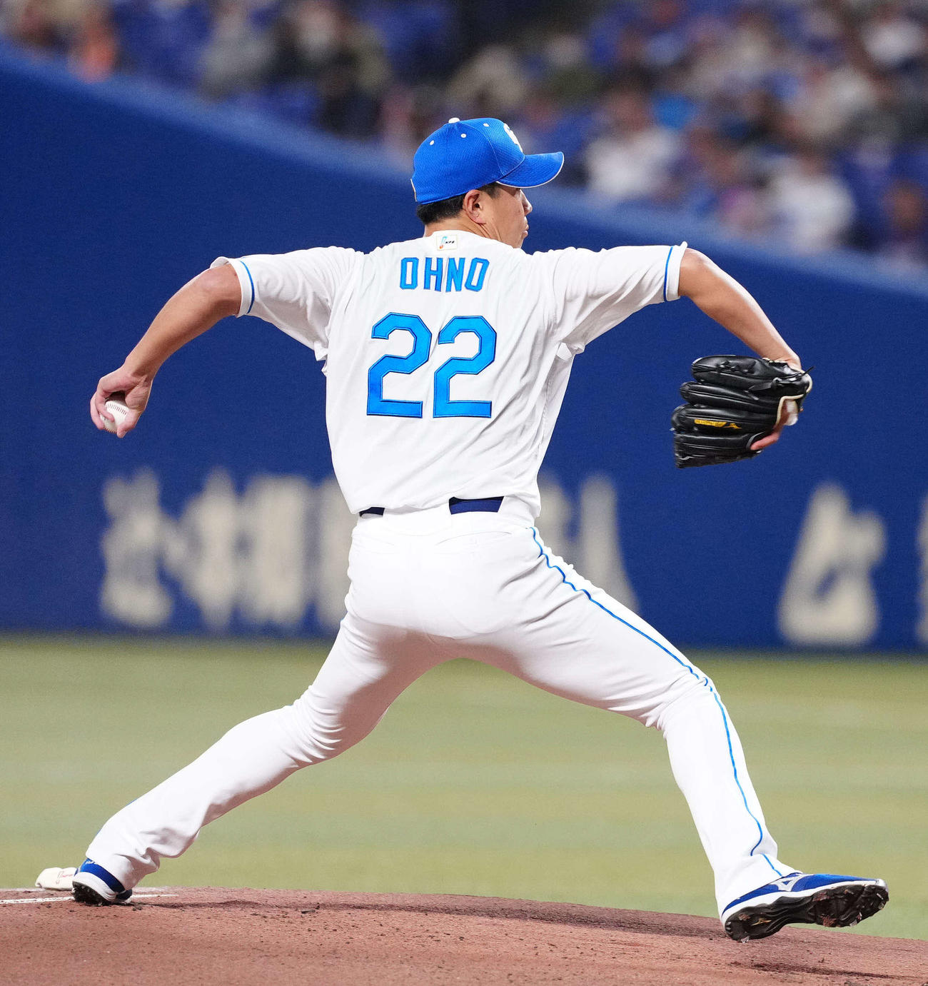 中日対巨人　中日先発の大野（撮影・江口和貴）