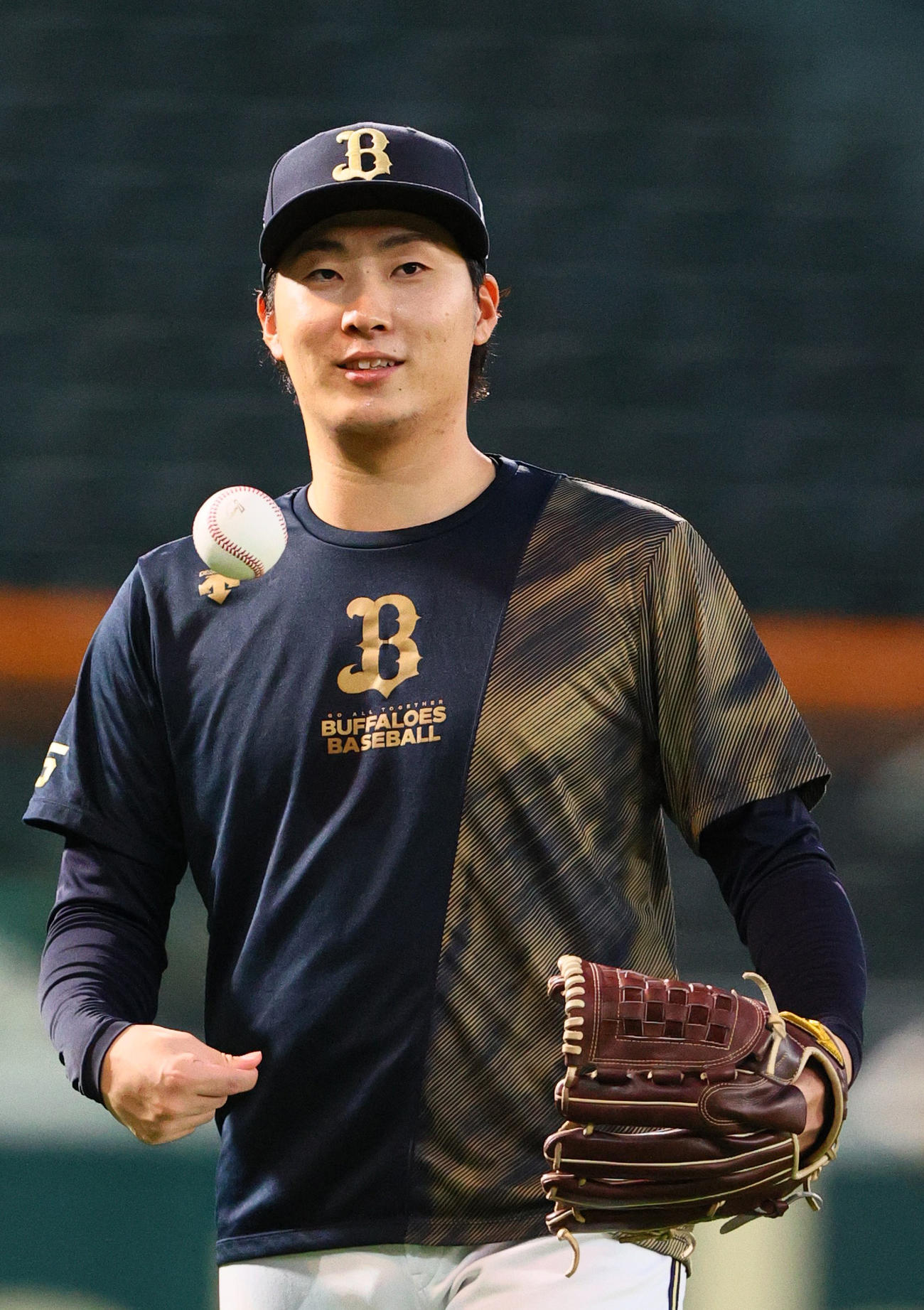 オリックス東晃平（2023年10月撮影）