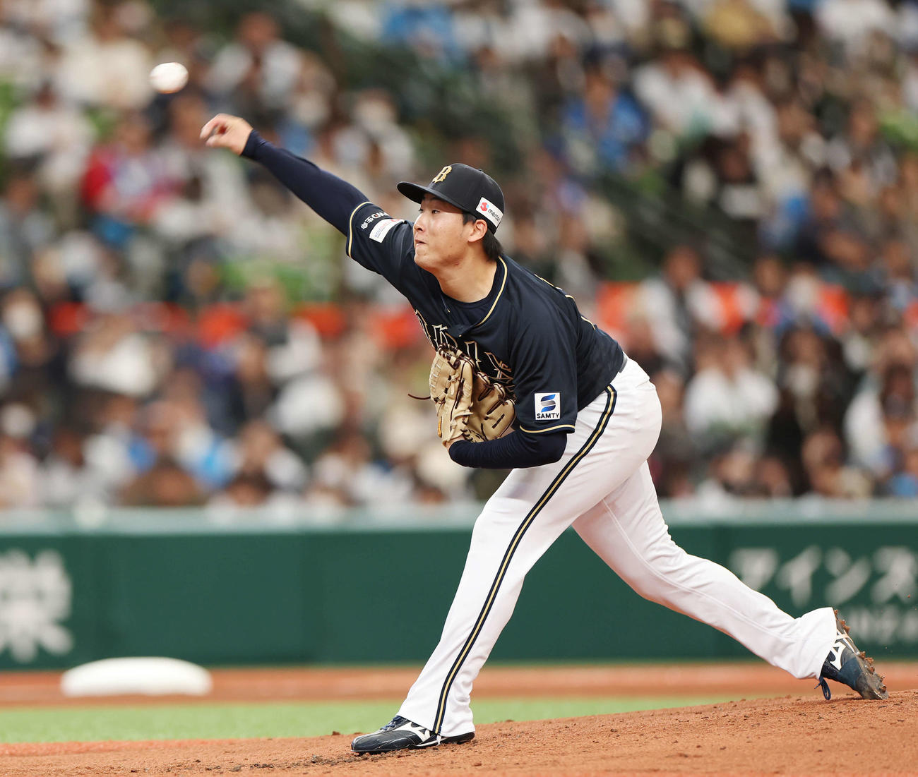 西武対オリックス　オリックス先発の東（撮影・宮地輝）