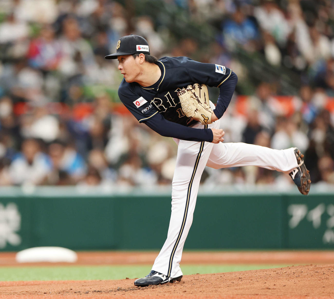 西武対オリックス　オリックス先発の東（撮影・宮地輝）