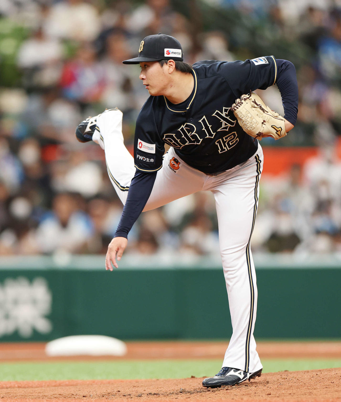 西武対オリックス　オリックス先発の東（撮影・宮地輝）