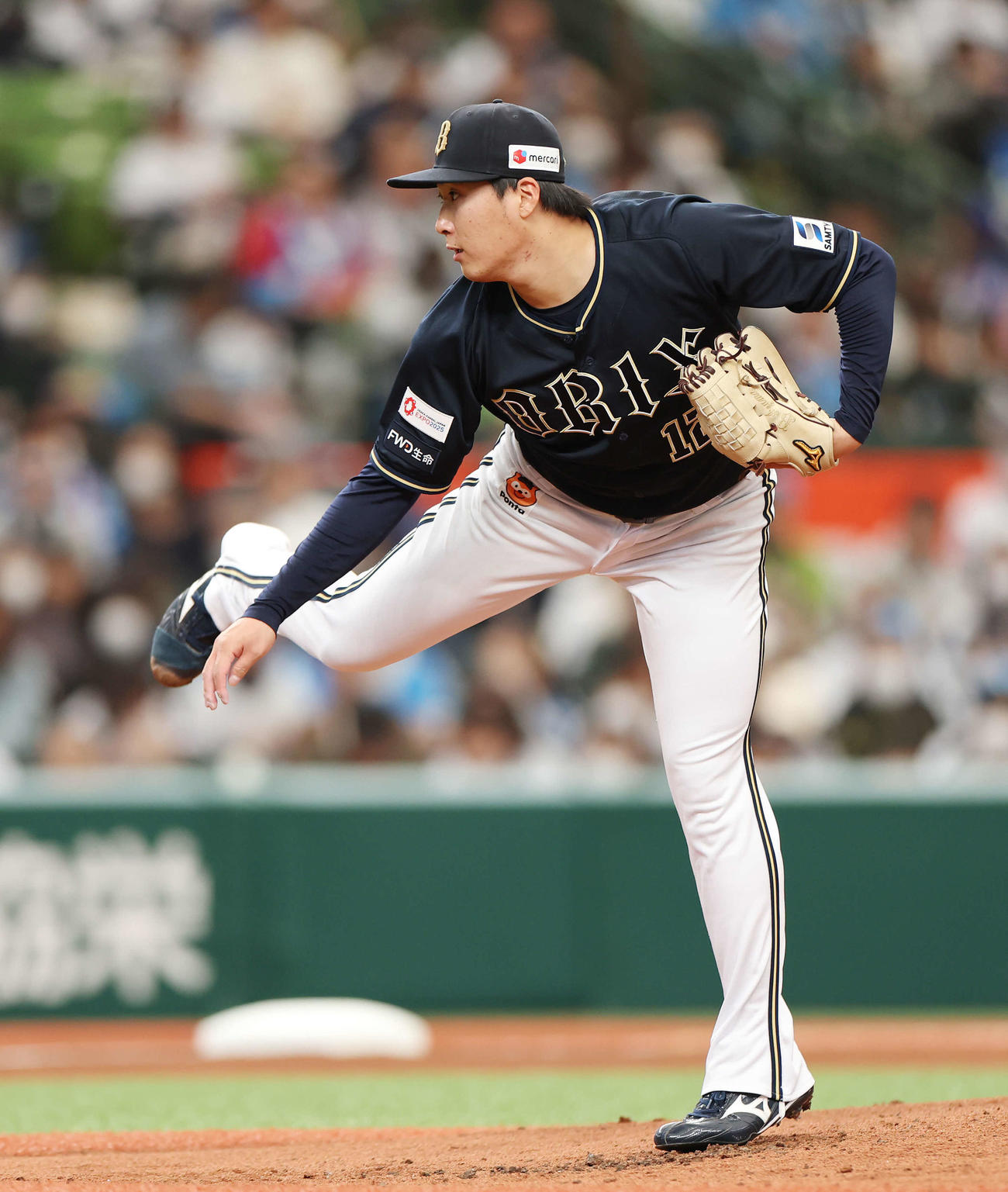西武対オリックス　オリックス先発の東（撮影・宮地輝）