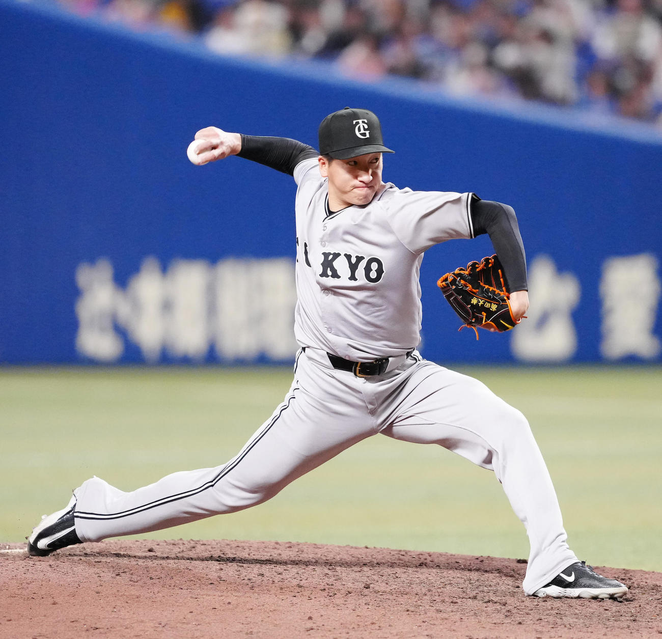 中日対巨人　巨人3番手の大勢（撮影・江口和貴）