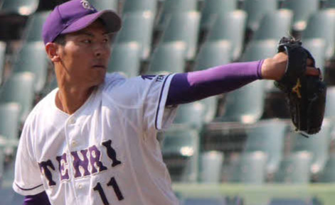 天理大の長野健大投手