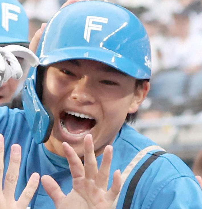 日本ハム田宮裕涼（2024年3月31日撮影）