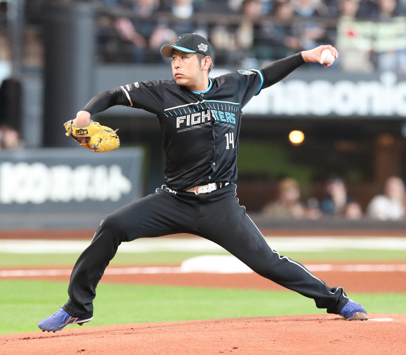 日本ハム対西武　日本ハム先発の加藤貴（撮影・佐藤翔太）