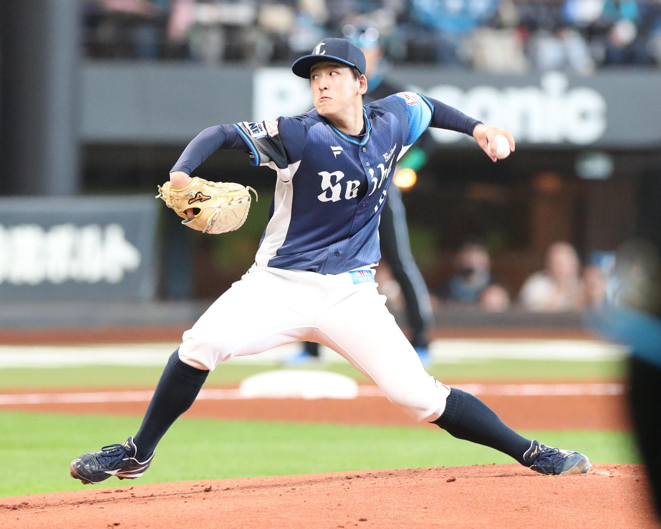 日本ハム対西武　西武先発の隅田（撮影・佐藤翔太）