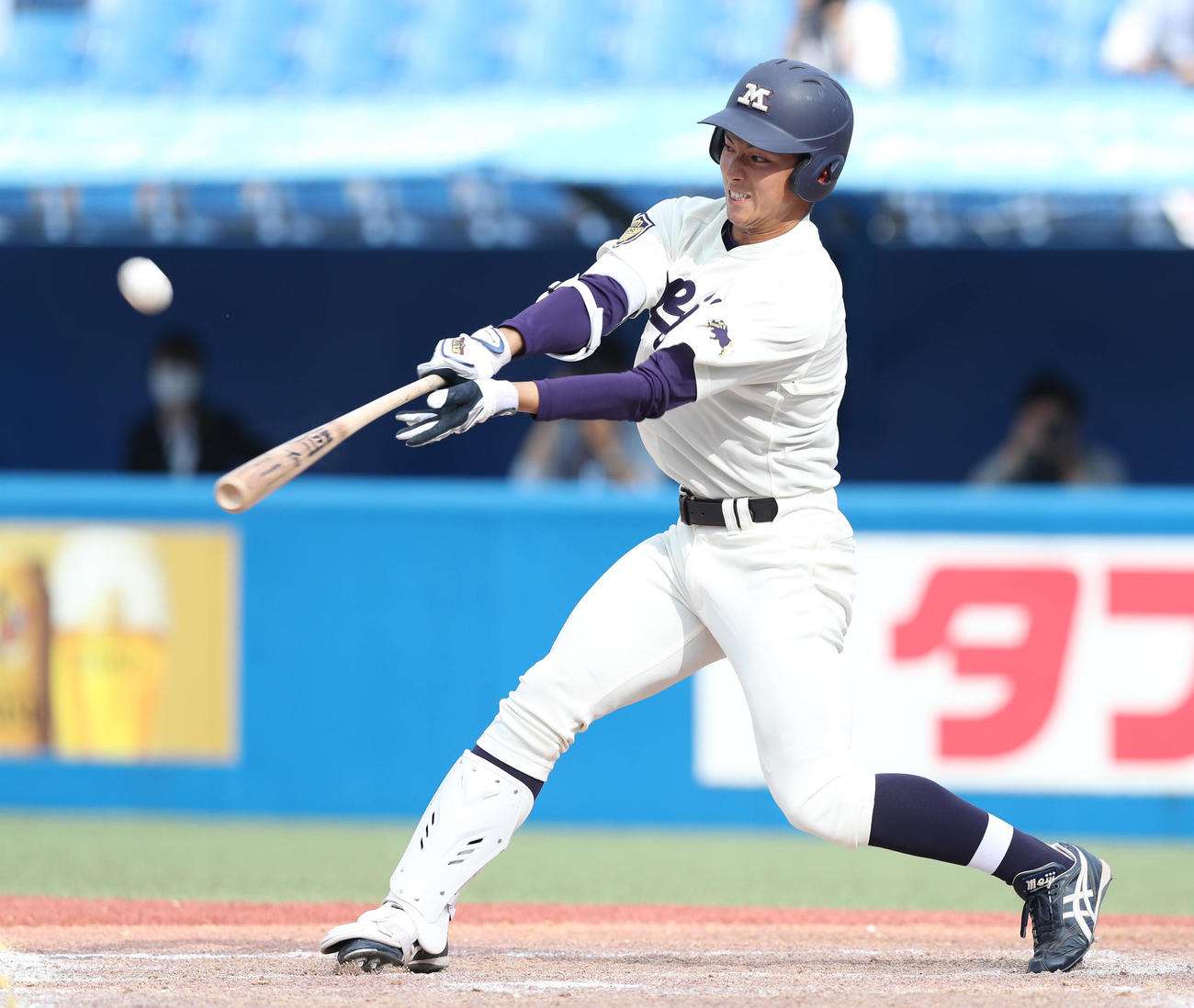 明大・宗山塁（2021年5月9日撮影）