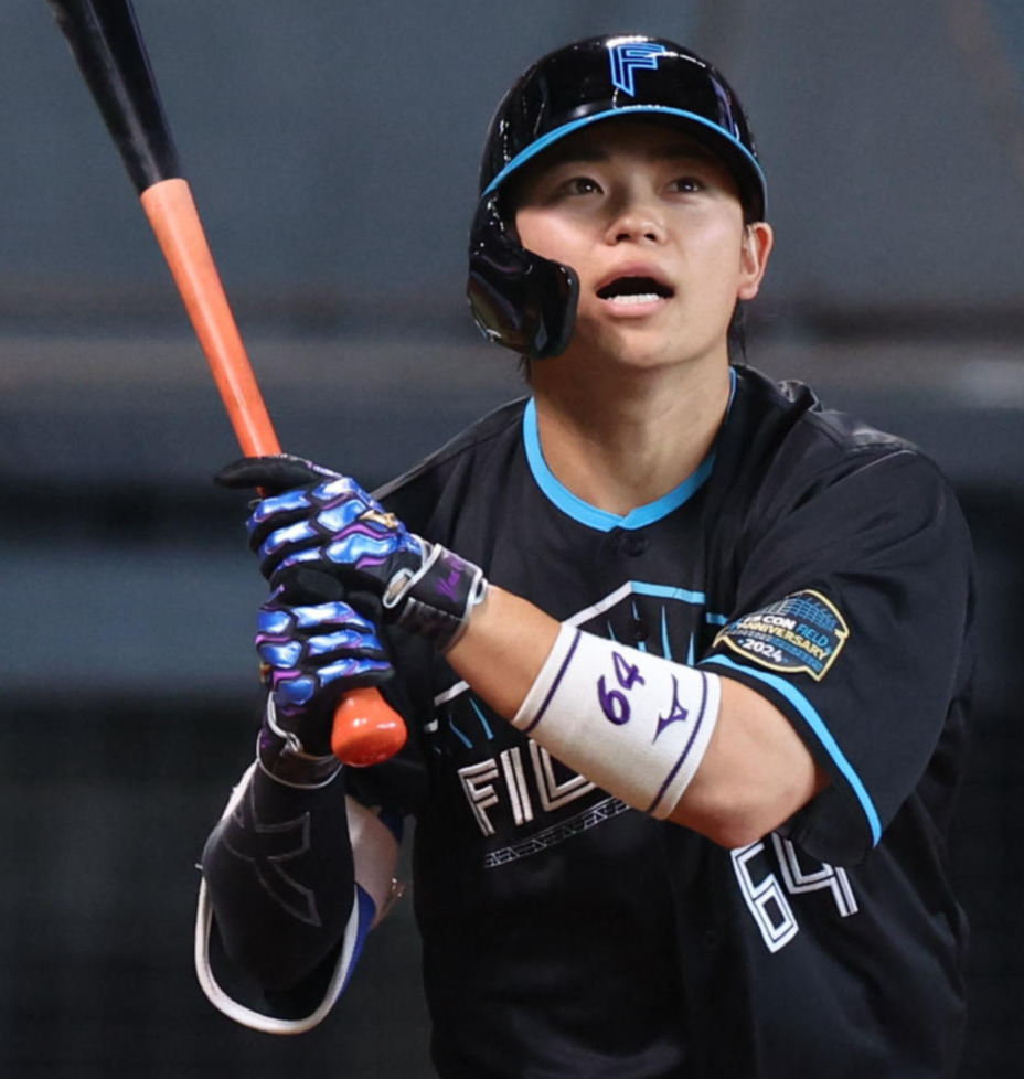 日本ハム対西武　6回裏日本ハム1死、田宮は三振に終わる（撮影・佐藤翔太）