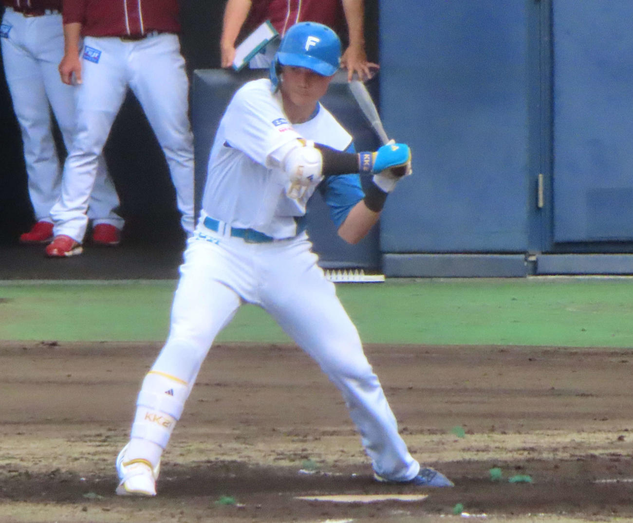 日本ハム対楽天　打席に立つ日本ハム清宮（撮影・黒須亮）