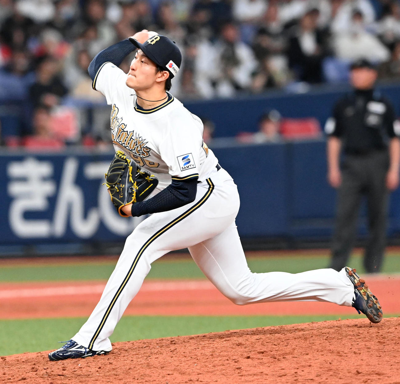 オリックス高島泰都（2024年3月撮影）