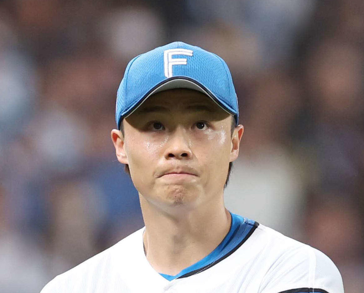 日本ハム山崎福也（2024年4月2日撮影）