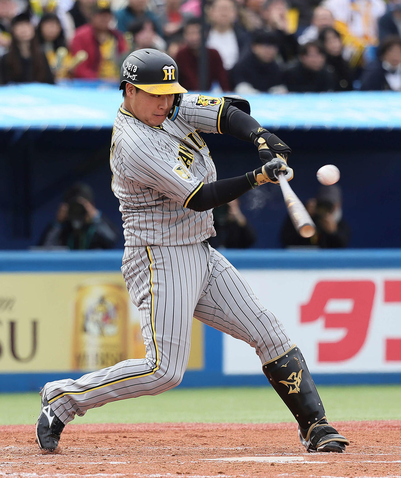 大山悠輔（2024年4月6日撮影）