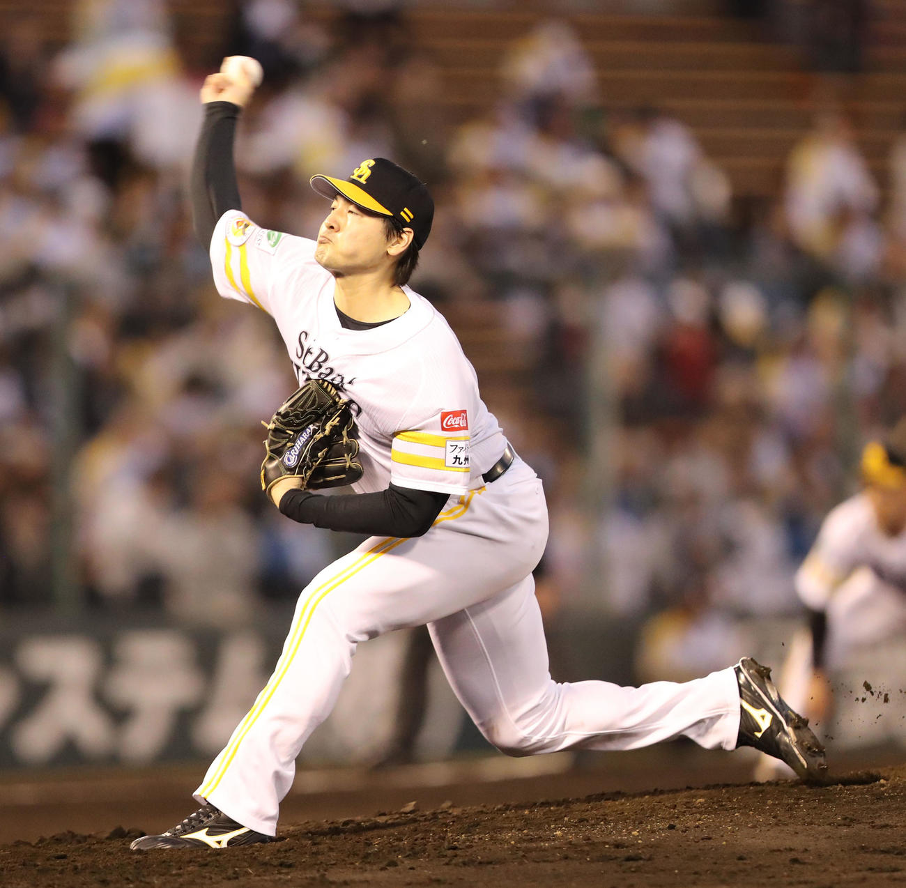 ソフトバンク対日本ハム　先発・有原（撮影・梅根麻紀）