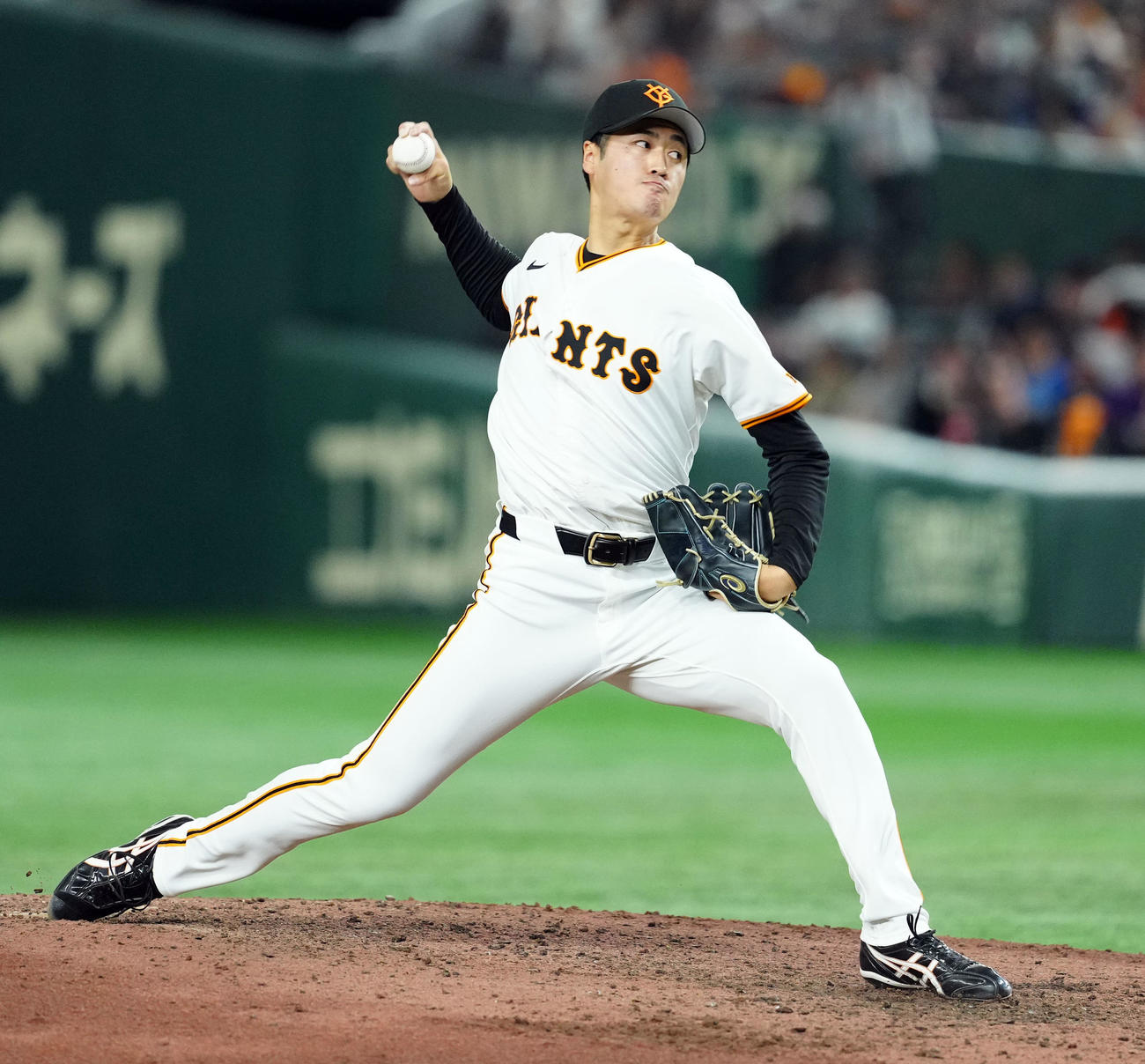 巨人西舘勇陽（2024年4月7日撮影）