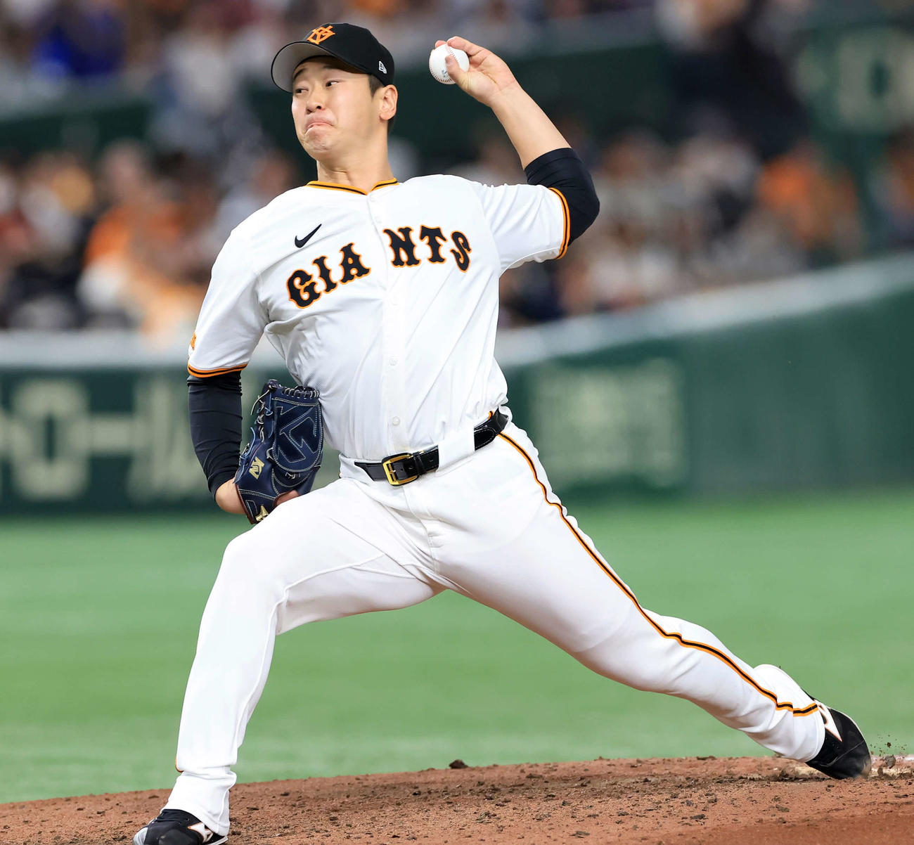 巨人中川皓太（2024年4月7日撮影）