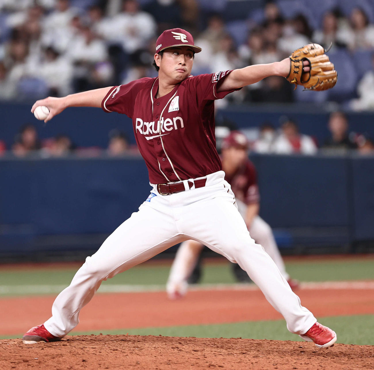 オリックス対楽天　9回を抑えた楽天西垣が初勝利（撮影・西尾就之）