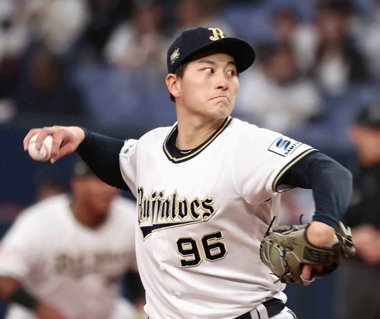 オリックス対楽天　プロ初先発のオリックス高島（撮影・西尾就之）