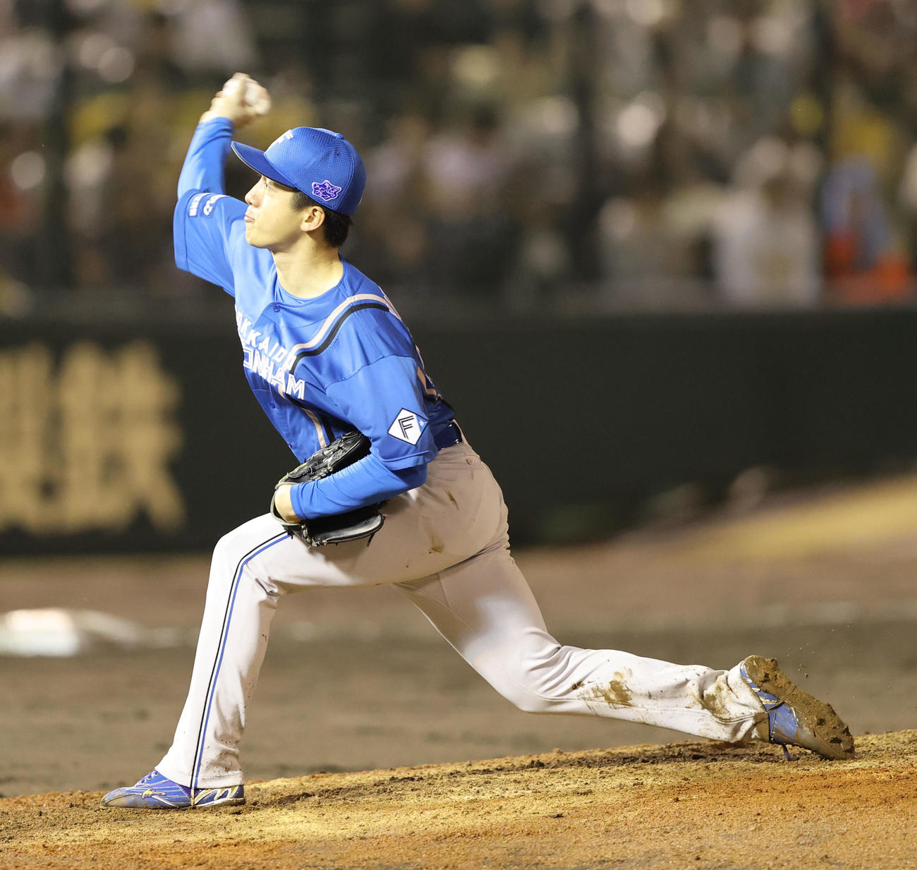 ソフトバンク対日本ハム　先発・北山（撮影・梅根麻紀）
