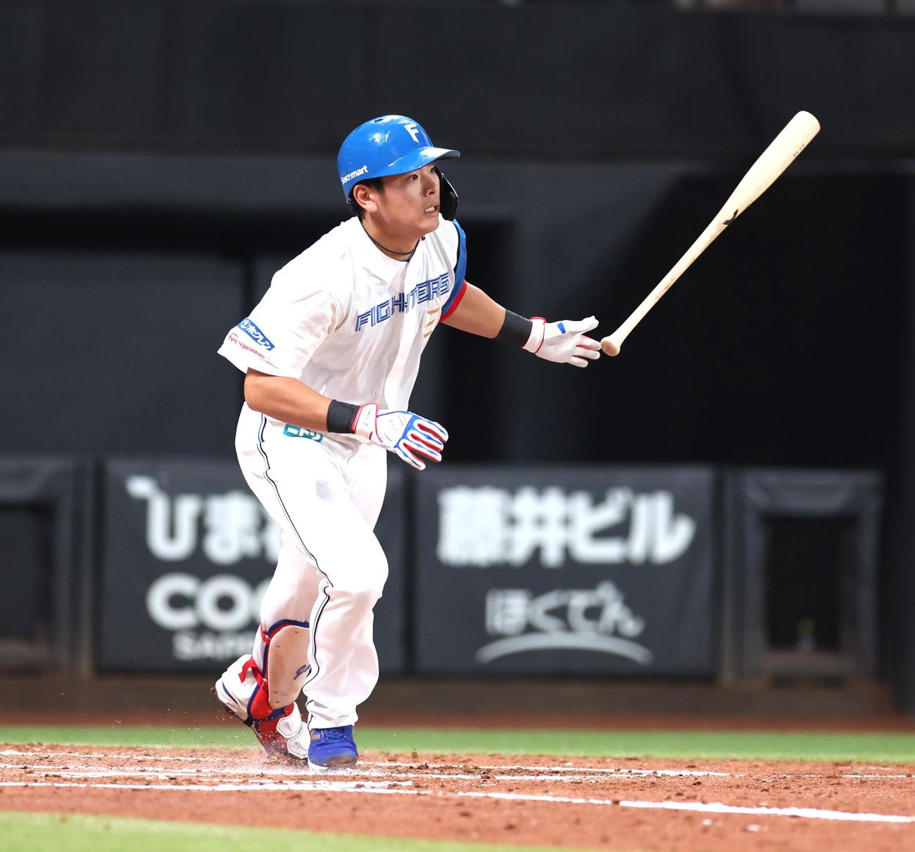 日本ハム野村佑希（24年4月3日撮影）