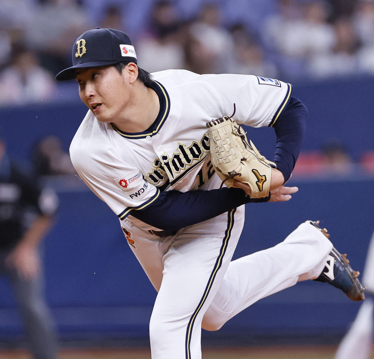 オリックス対日本ハム　日本ハム戦に先発したオリックス東（撮影・藤尾明華