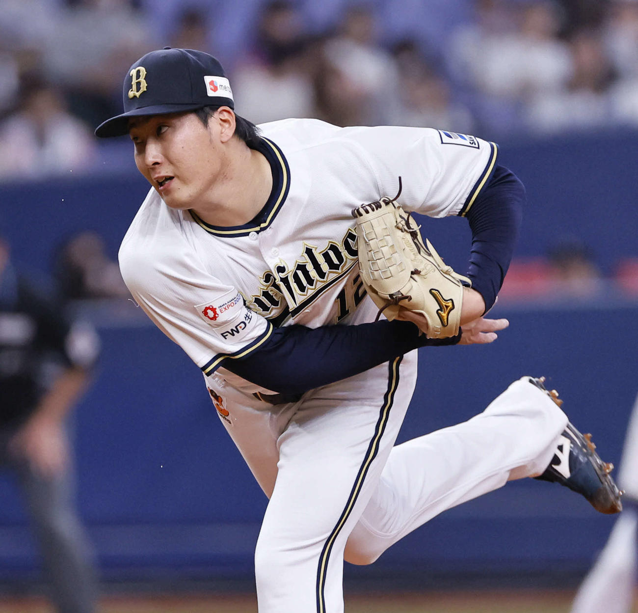 オリックス対日本ハム　日本ハム戦に先発したオリックス東（撮影・藤尾明華