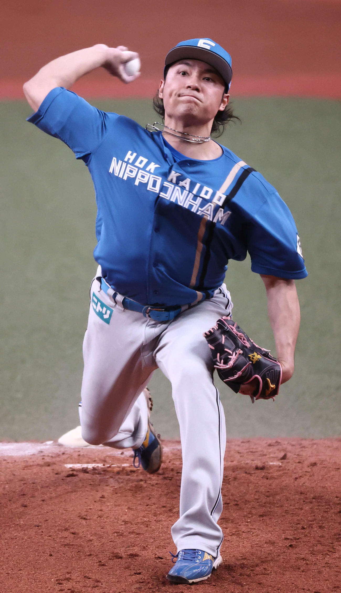 オリックス対日本ハム　日本ハム先発の伊藤（撮影・西尾就之）