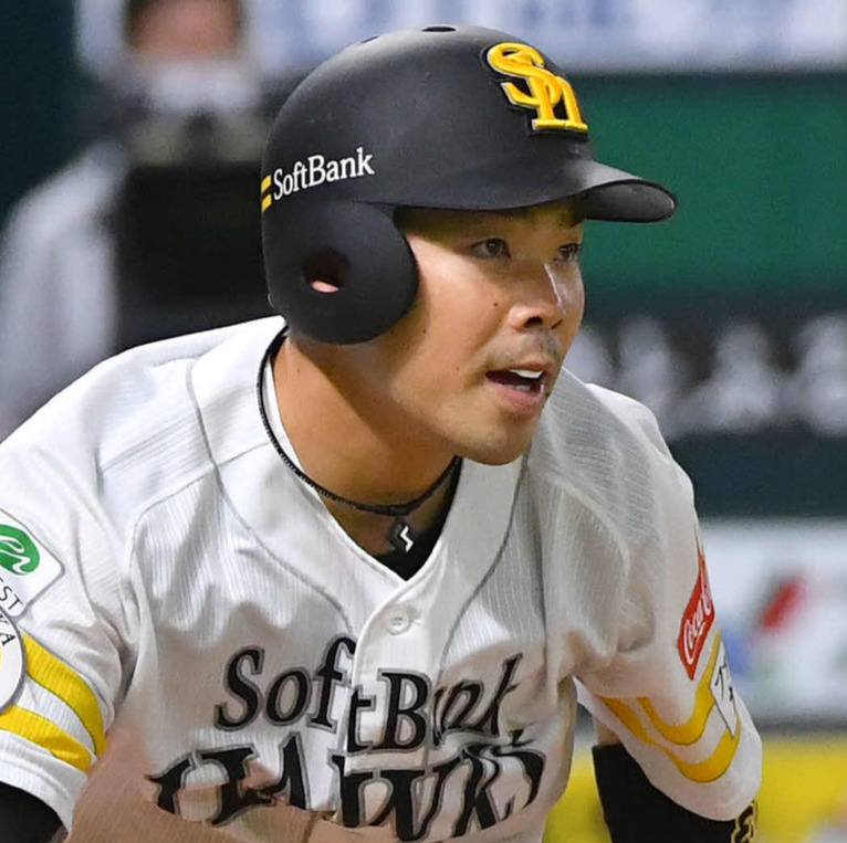 ソフトバンク近藤健介（2024年3月19日撮影）