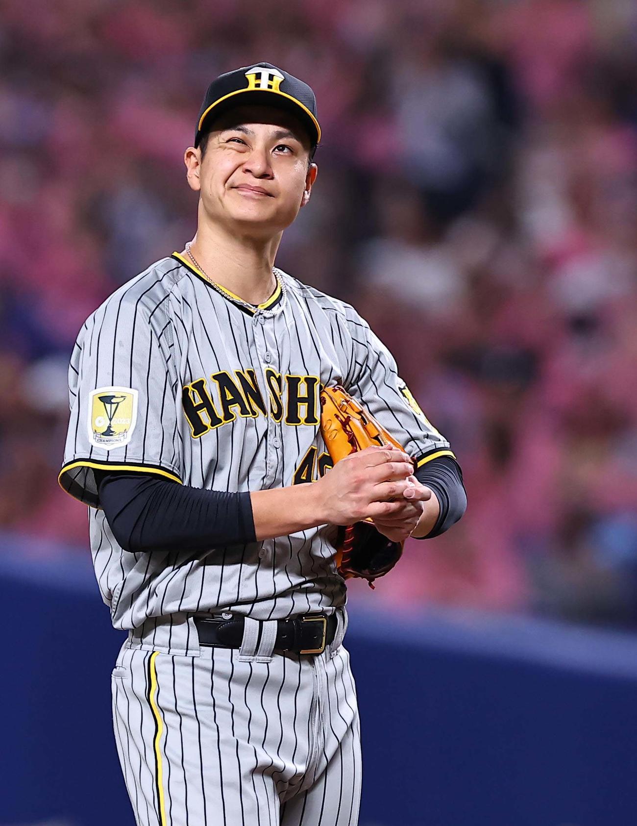 中日対阪神　6回途中1失点で降板する大竹（撮影・上田博志）
