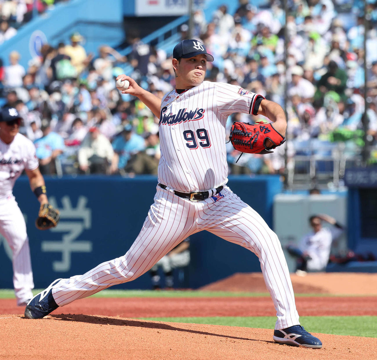ヤクルト・ヤフーレ（2024年3月31日撮影）