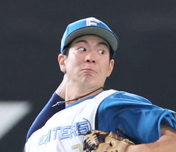日本ハム松本剛（2024年3月撮影）