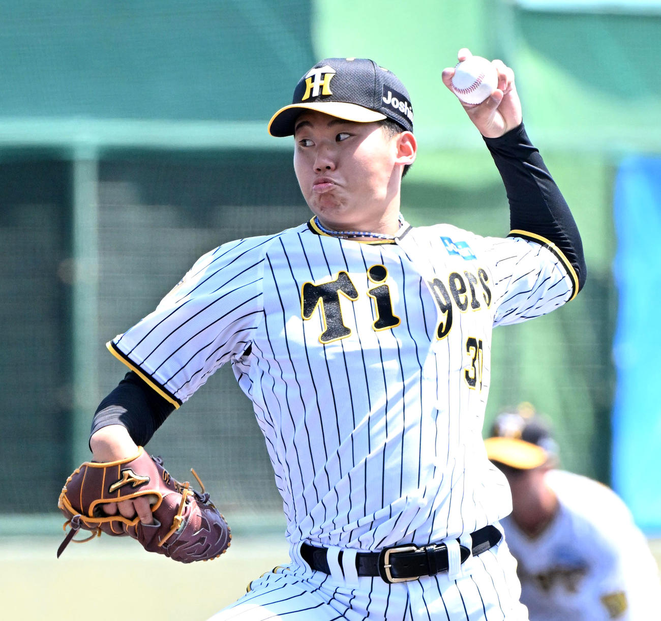 阪神対ソフトバンク　阪神先発の門別（撮影・石井愛子）